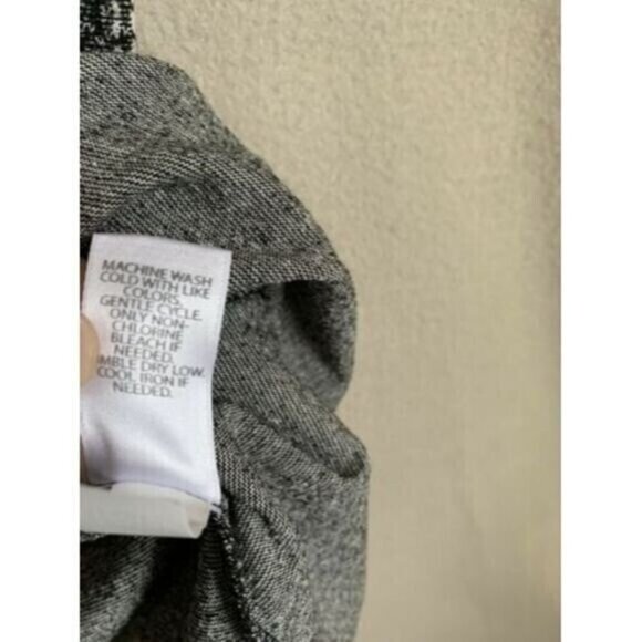 J Jill Wearever Womens Plaid Shift Dress Size MP Rayon Blend Academia Office - Picture 9 of 10